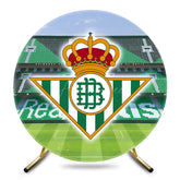 Aperturee - Aperturee Real Betis Football Stadium Sports Round Backdrop